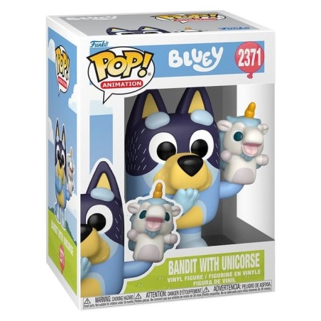 Bluey - POP! Games Vinyl Figure Bandit w/Unicourse 9 cm