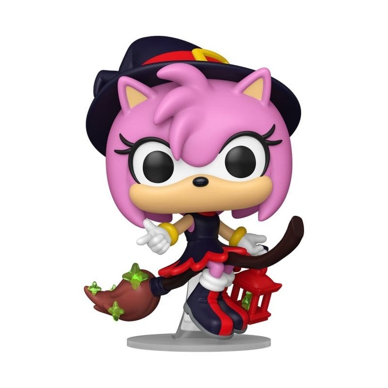 Sonic the Hedgehog - Figurine POP! Amy sur balais 9 cm