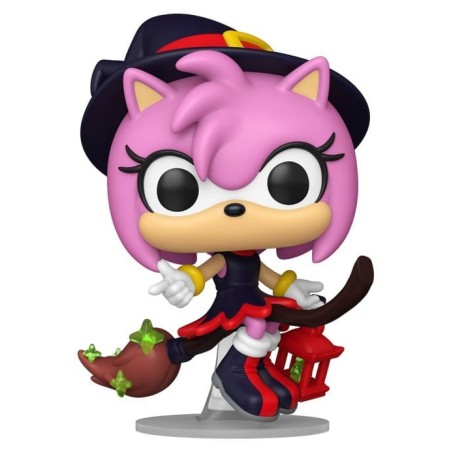 Sonic the Hedgehog - Figurine POP! Amy sur balais 9 cm