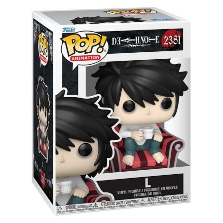 Death Note - POP! Animation Vinyl Figure L 9 cm