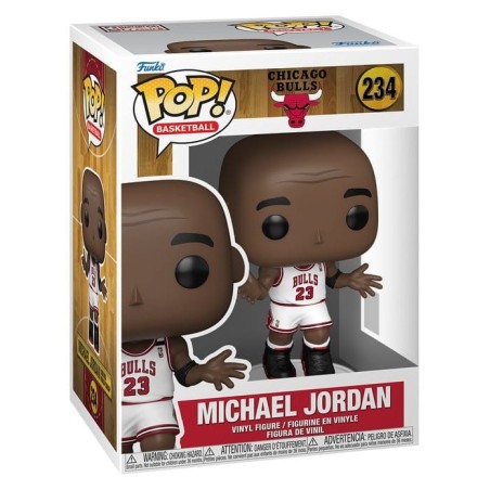 NBA - Figurine POP! Bulls Michael Jordan (Hausse les épaules) 9 cm