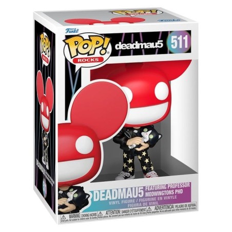 Deadmau5 - Figurine POP! Deadmau5 avec un chat 9 cm