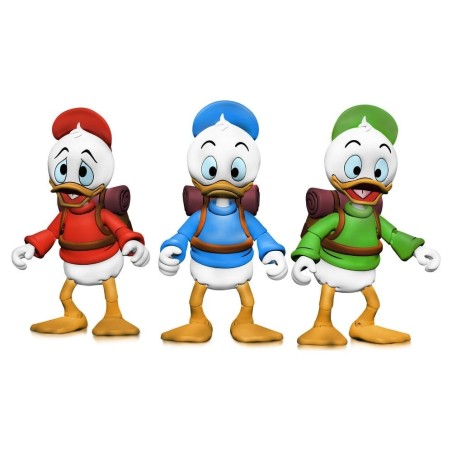 La Bande à Picsou - Pack de 3 figurines Ultimate Riri, Fifi et Loulou 18 cm