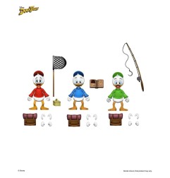 La Bande à Picsou - Pack de 3 figurines Ultimate Riri, Fifi et Loulou 18 cm