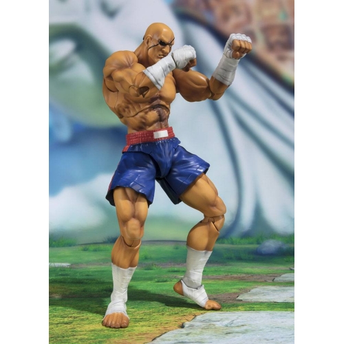 Street Fighter - Figurine S.H. Figuarts Sagat Tamashii Web Exclusive 17 cm