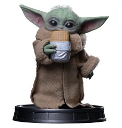 Star Wars - The Mandalorian & Grogu Grogu Collection Statue Grogu Food Cart Snack