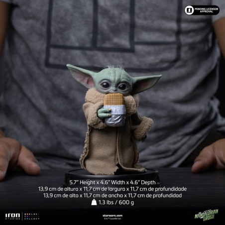 Star Wars - The Mandalorian & Grogu Grogu Collection Statue Grogu Food Cart Snack