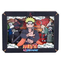 Naruto - Maquette Naruto Wooden Theatre Hokage (Medium) 10 cm
