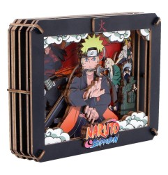 Naruto - Maquette Naruto Wooden Theatre Hokage (Medium) 10 cm