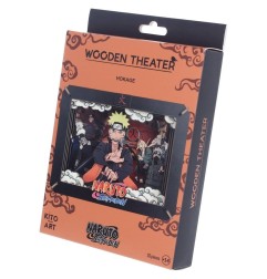 Naruto - Maquette Naruto Wooden Theatre Hokage (Medium) 10 cm