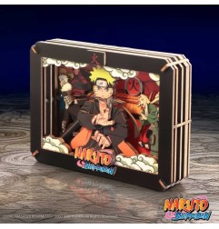 Naruto - Maquette Naruto Wooden Theatre Hokage (Medium) 10 cm