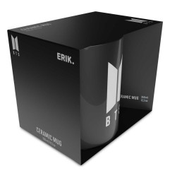 BTS - Mug BTS blanc avec logo 350 ml