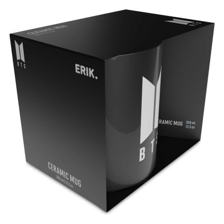 BTS - Mug BTS blanc avec logo 350 ml