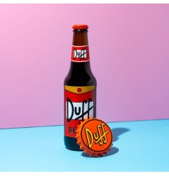 Les Simpson - Aimant avec décapsuleur Duff Beer 7 cm