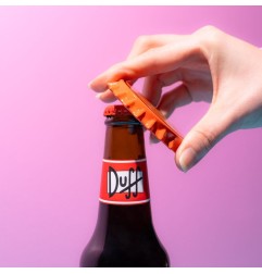 Les Simpson - Aimant avec décapsuleur Duff Beer 7 cm