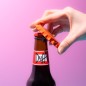 Les Simpson - Aimant avec décapsuleur Duff Beer 7 cm Les Simpson - Aimant avec décapsuleur Duff Beer 7 cm