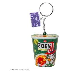 KPop Demon Hunters - Porte-clés squishy Zoey Hamburger Noodles