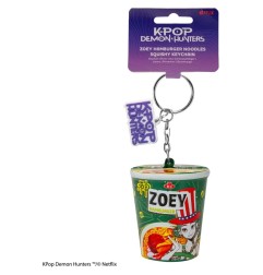 KPop Demon Hunters - Porte-clés squishy Zoey Hamburger Noodles