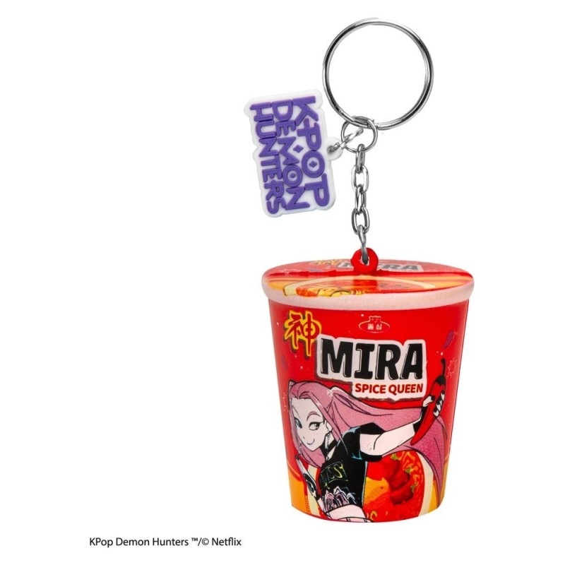 KPop Demon Hunters - Porte-clés squishy Mira Spice Queen Noodles
