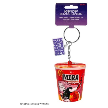 KPop Demon Hunters - Porte-clés squishy Mira Spice Queen Noodles