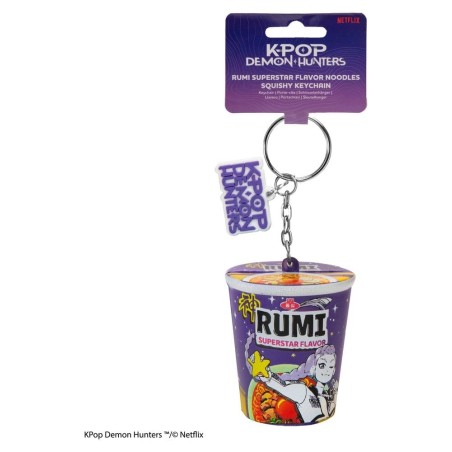 KPop Demon Hunters - Porte-clés squishy Rumi Superstar Flavor Noodles