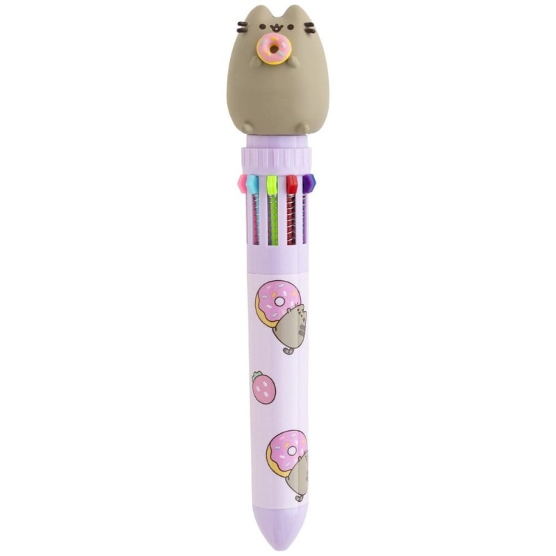 Pusheen - Stylo à Bille 3D Pusheen 10 couleurs Pusheen - Stylo à Bille 3D Pusheen 10 couleurs