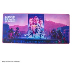 KPop Demon Hunters - Tapis de bureau Takedown XL