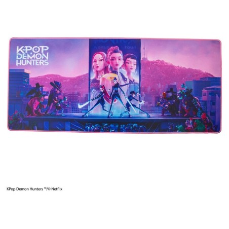 KPop Demon Hunters - Tapis de bureau Takedown XL