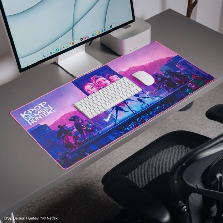 KPop Demon Hunters - Tapis de bureau Takedown XL