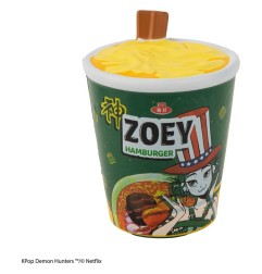 KPop Demon Hunters - Squishy Anti Stress Figure Zoey Hamburger Noodles