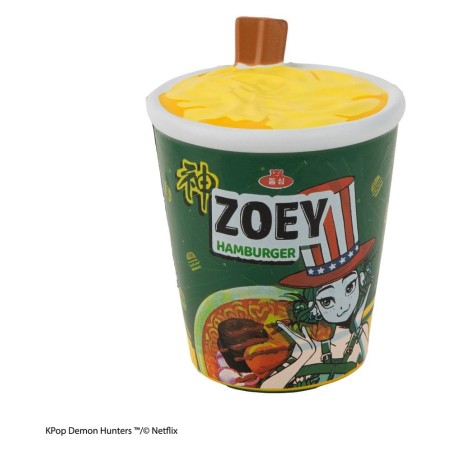 KPop Demon Hunters - Squishy Anti Stress Figure Zoey Hamburger Noodles