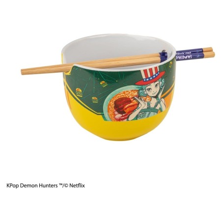 KPop Demon Hunters - Ramen Bowl with Chopsticks Zoey Hamburger