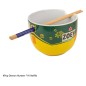 KPop Demon Hunters - Ramen Bowl with Chopsticks Zoey Hamburger KPop Demon Hunters - Ramen Bowl with Chopsticks Zoey Hamburger