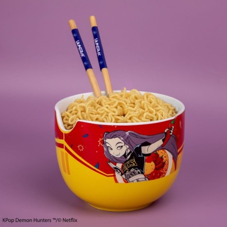 KPop Demon Hunters - Bol à ramen avec baguettes Mira Spice Queen