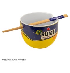 KPop Demon Hunters - Bol à ramen avec baguettes Rumi Superstar Flavor