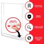 Evoretro - Pack 2 boîtes de protection en acrylique pour PS3/PS4/Blu-Ray/XBOX One