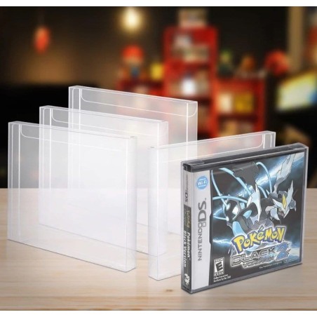 Evoretro - Pack 25 boîtes de protection en PET pour jeux Nintendo DS Games