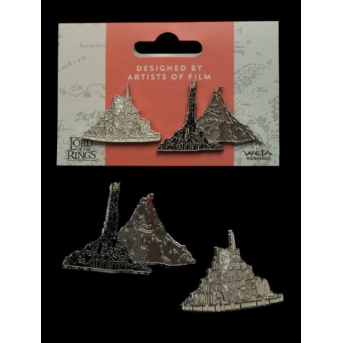 Le Seigneur des Anneaux - Pack 2 pin's Minas Tirith & Mt. Doom