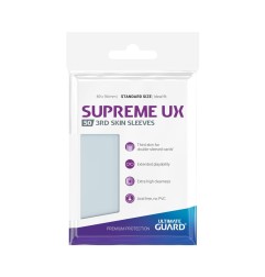 Ultimate Guard - 50 pochettes Supreme UX 3rd Skin Sleeves taille standard Transparent
