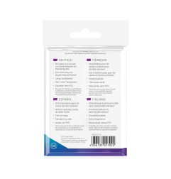 Ultimate Guard - 50 pochettes Supreme UX 3rd Skin Sleeves taille standard Transparent