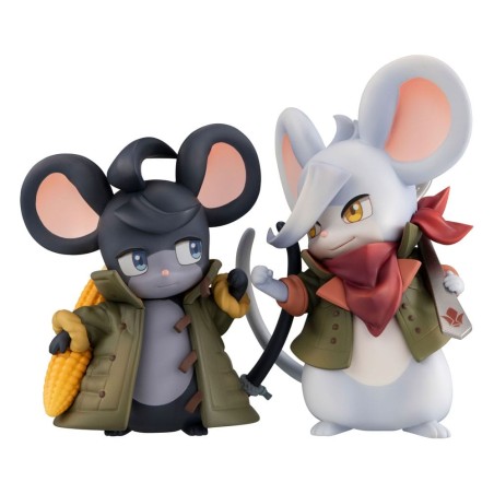 Mobile Suit Gundam Iron-Blooded Orphans - Pack 2 statuettes Orphanchu of Block 3 Mikatsuki & Orga 10th Anniversary 12 cm