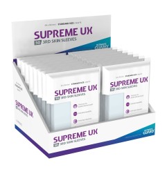 Ultimate Guard - 50 pochettes Supreme UX 3rd Skin Sleeves taille standard Transparent