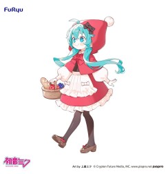 Hatsune Miku - Statuette Desktop Fairy Hatsune Miku Little red riding hood Ver. 16 cm