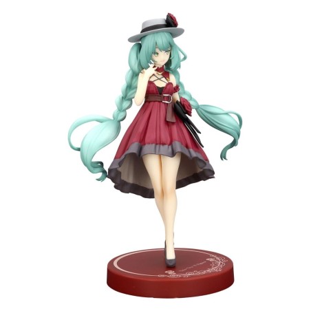 Hatsune Miku - Trio-Try-iT PVC Statue Outing Dress Red Color Ver. 19 cm