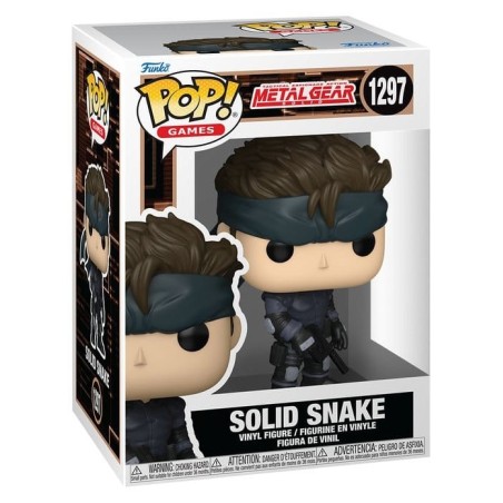 Metal Gear Solid - Figurine POP! Solid Snake 9 cm