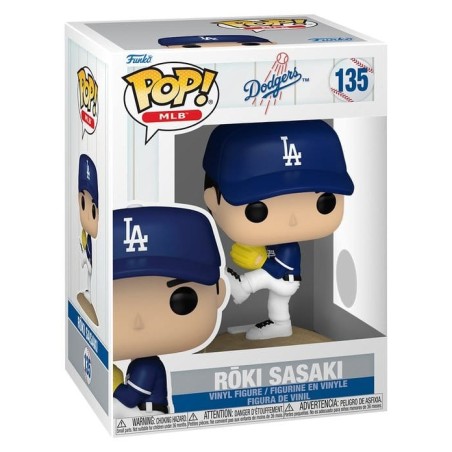 MLB - Figurine POP! Dodgers Roki Sasaki 9 cm