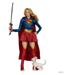 DC Comics - Supergirl (2026) DC Theatrical Deluxe Edition Action Figure Supergirl & Baby Krypto 17 cm