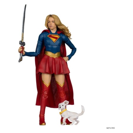 DC Comics - Supergirl (2026) DC Theatrical Deluxe Edition Action Figure Supergirl & Baby Krypto 17 cm