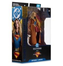 Supergirl (2026) DC Theatrical Deluxe Edition - Figurine Supergirl & Krypto (Gold Label) 17 cm