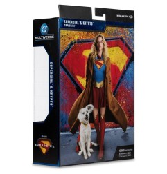 Supergirl (2026) DC Theatrical Deluxe Edition - Figurine Supergirl & Krypto (Gold Label) 17 cm